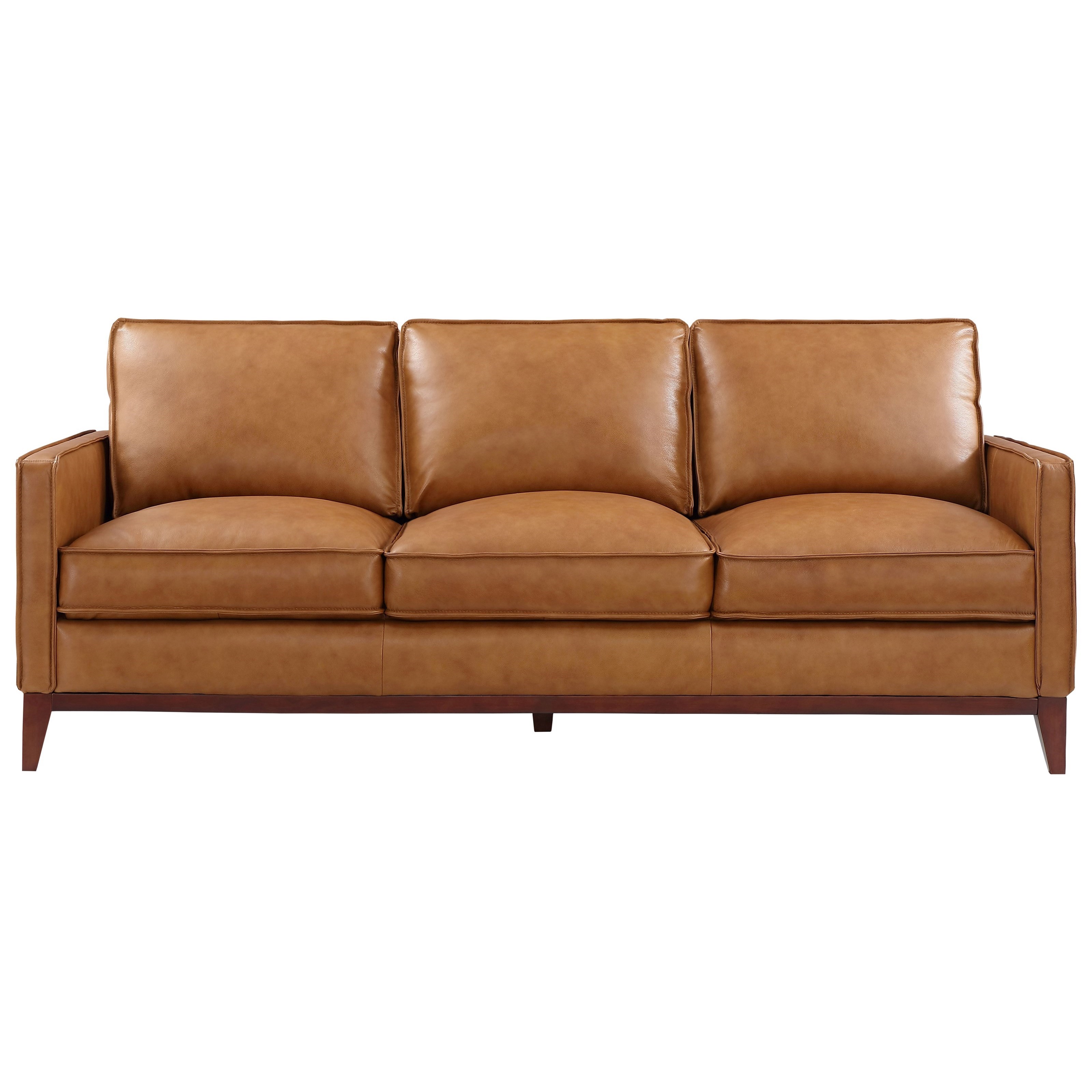 Leather Italia USA Newport LRLSOF639403 MidCentury Modern Sofa Fashion Furniture Uph